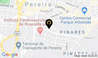 Mapa de Archies Pizza Gourmet en Pereira