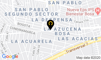 Mapa de Arco Equipos Industriales Ltda. en Bogotá D.C