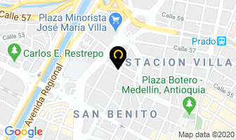 Mapa de Arcos Vitrales Artisticos en Medellín