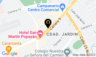 Mapa de Ardu Licores en Popayán