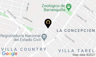 Mapa de Area Casa en Barranquilla