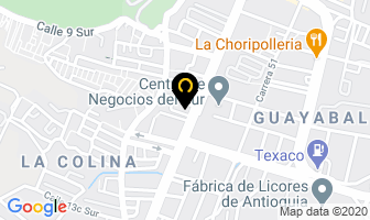 Mapa de Area Marmo en Medellín