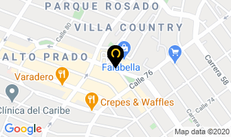 Mapa de Arena Blanca en Barranquilla
