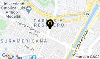 Mapa de Arenas Arango Juan Alexander en Medellín