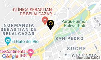 Mapa de Arenas Y Derivados en Cali