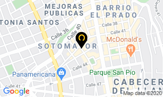 Mapa de Arepa Lista en Bucaramanga