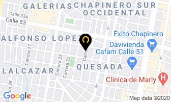 Mapa de Arepas De Mi Tierra en Bogotá D.C