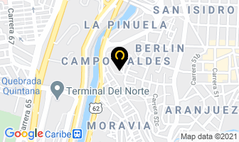 Mapa de Arepas El Oasis en Medellín