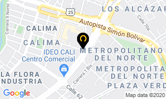 Mapa de Arepas Precocidas Ricocidos en Cali