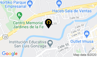 Mapa de Arepas Tomás en Medellín