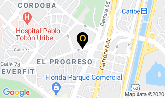 Mapa de Arepas Villa Real en Medellín