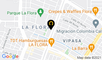 Mapa de Arepería Chamito Candela en Cali