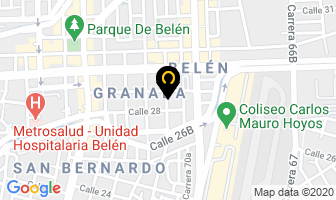 Mapa de Arepués en Medellín