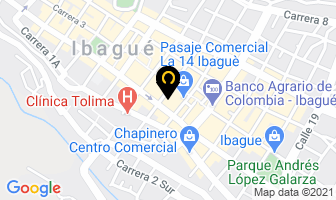 Mapa de Arias Díaz Clara Ines en Ibagué