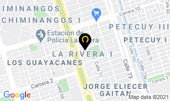 Mapa de Arias Molano Katerine en Cali