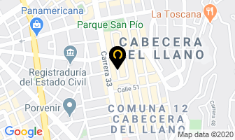 Mapa de Aries Seguros en Bucaramanga