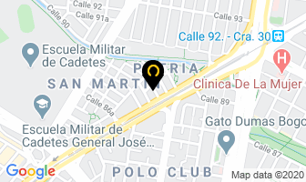 Mapa de Arindec Ltda en Bogotá D.C