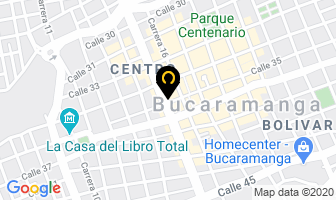 Mapa de Aristo Gafas en Bucaramanga