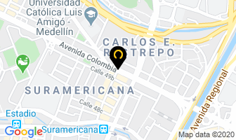 Mapa de arkdiseño en Medellín