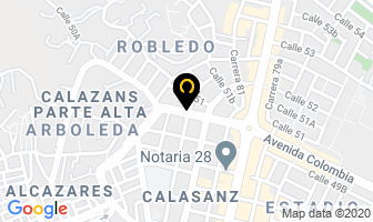 Mapa de Armandino en Medellín