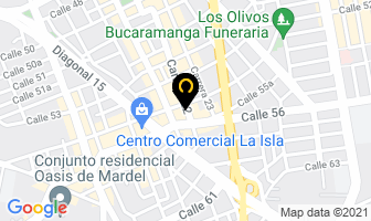 Mapa de Armando Arte en Bucaramanga