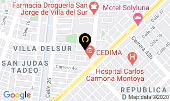 Mapa de Armonia Belleza Y Estilo en Cali