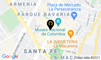 Mapa de Aroma Coffe Place en Bogotá D.C