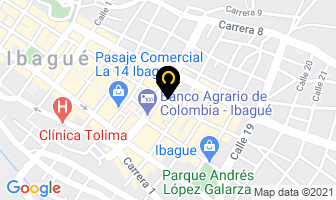 Mapa de Aromas Restaurante en Ibagué