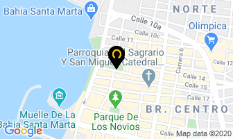 Mapa de Arp. Colpatria en Santa Marta