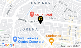 Mapa de Arpiel Ltda. en Medellín