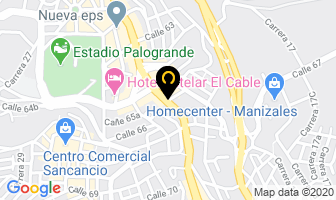Mapa de Arquicad en Manizales