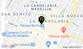 Mapa de Arquiplotter en Medellín