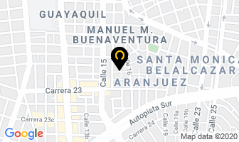 Mapa de Arquitecta Nancy Lorena Vicuña Muñoz en Cali
