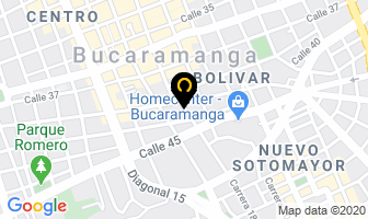 Mapa de Arquitecto Gerardo Adolfo Leal en Bucaramanga