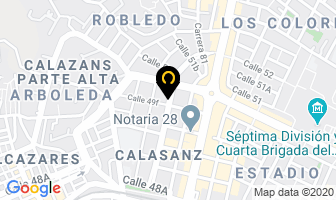 Mapa de Arquitectos E Ingenieros-vertical en Medellín