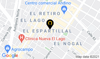 Mapa de Arquitectura E Interiores De Espacios Ltda. en Bogotá D.C