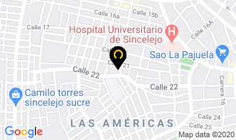 Mapa de Arrázola Paternina Jesús M. en Sincelejo
