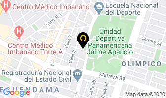 Mapa de Arrecifes Del Pacífico en Cali