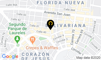 Mapa de Arreglos Florales Mabel en Medellín