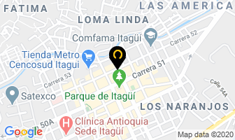 Mapa de Arrendafácil E.u. en Medellín