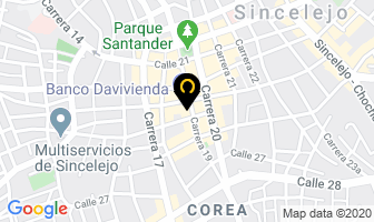 Mapa de Arrendar J.a. en Sincelejo