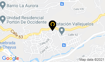 Mapa de Arroyo Ruben en Medellín