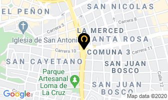 Mapa de Arroz Blanquita en Cali
