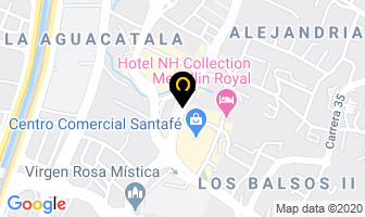 Mapa de Art Creatif en Medellín
