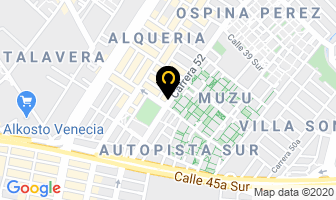 Mapa de Artdeportes Atlas en Bogotá D.C