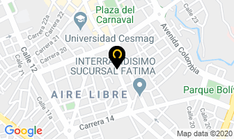 Mapa de Arte Aluminios Nariño en Pasto