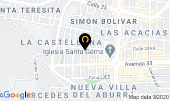 Mapa de Arte Castell en Medellín