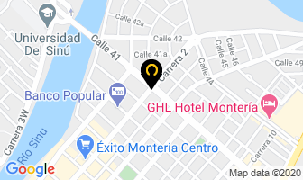 Mapa de Arte Fierro en Montería