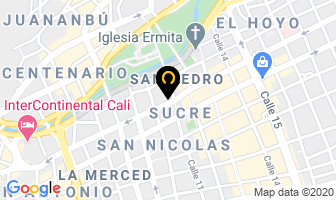 Mapa de Arte Gourmet Restaurante en Cali