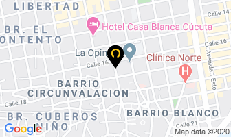 Mapa de Arte Gráfico J. Ramírez en Cúcuta